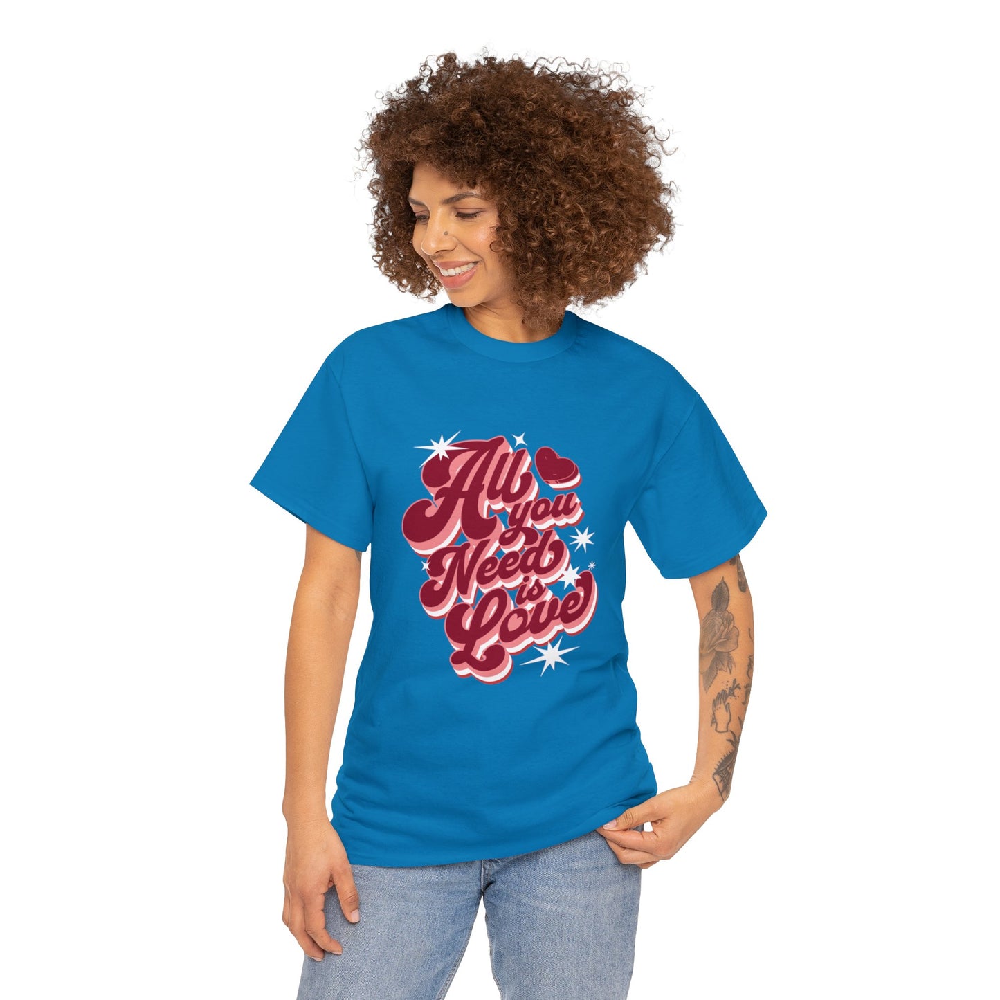 All you need is love (Gildan · 5000) Unisex Heavy Cotton Tee