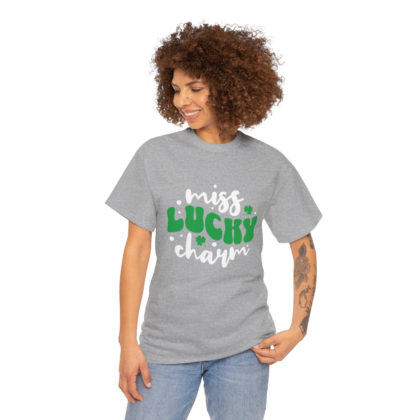 Miss Lucky Charm (Gildan · 5000) Unisex Heavy Cotton Tee