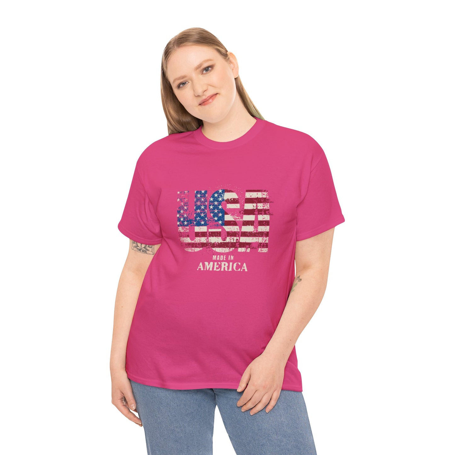 Made in the USA for Adults (Gildan · 5000) Unisex Heavy Cotton Tee