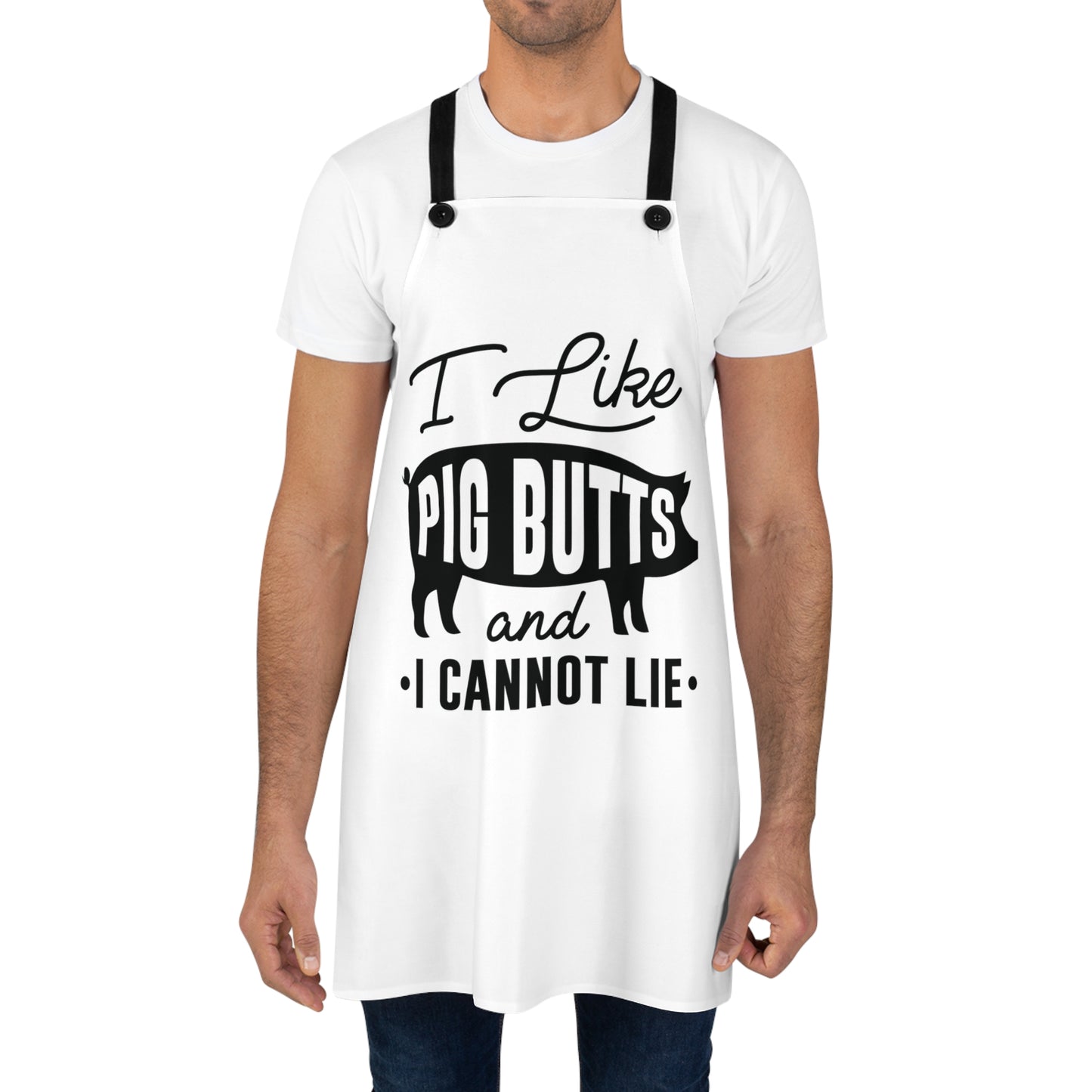 I like pig butts Apron (AOP) 1