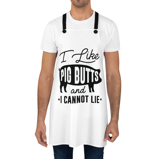 I like pig butts Apron (AOP) 1