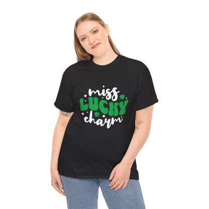 Miss Lucky Charm (Gildan · 5000) Unisex Heavy Cotton Tee