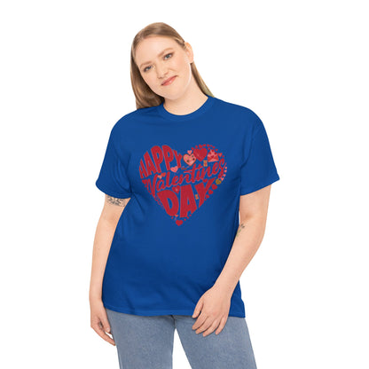 Happy Valentin's Day (Gildan · 5000) Unisex Heavy Cotton Tee