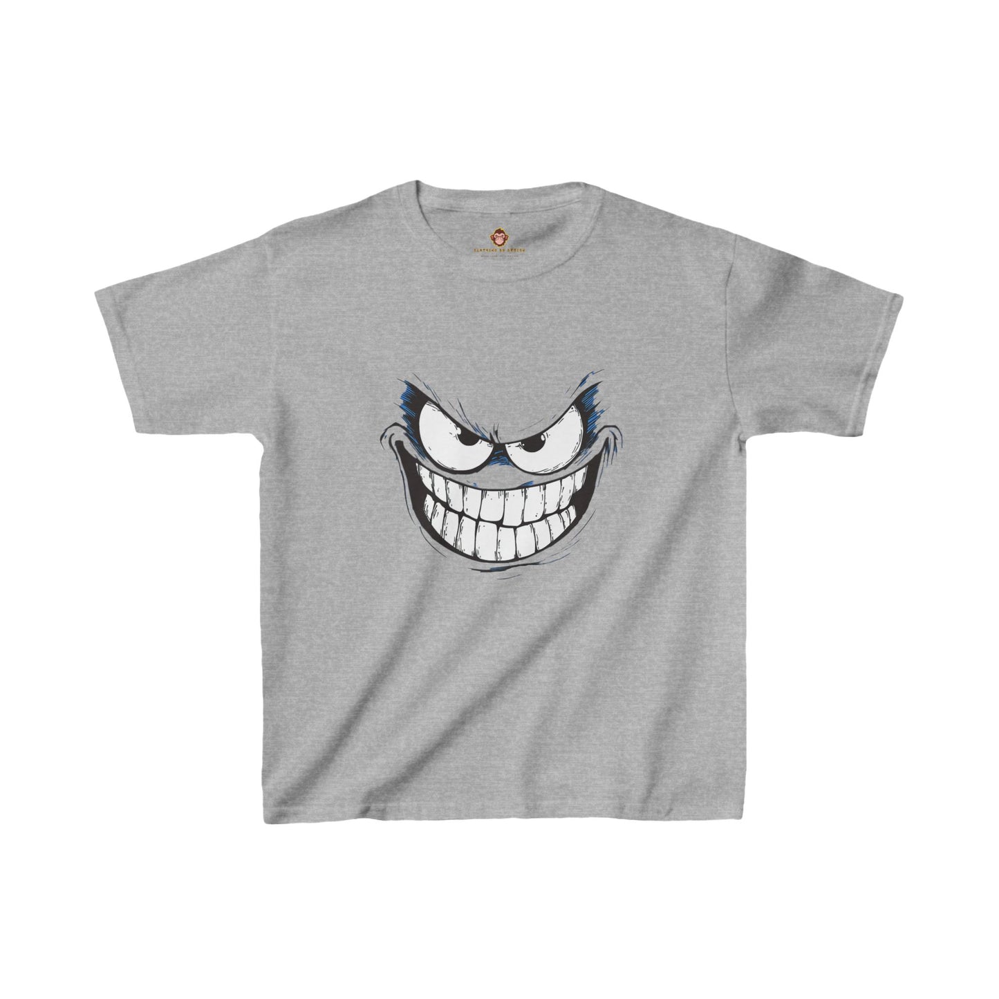 Youth Tee - Evil Grin Halloween Shirt for Kids