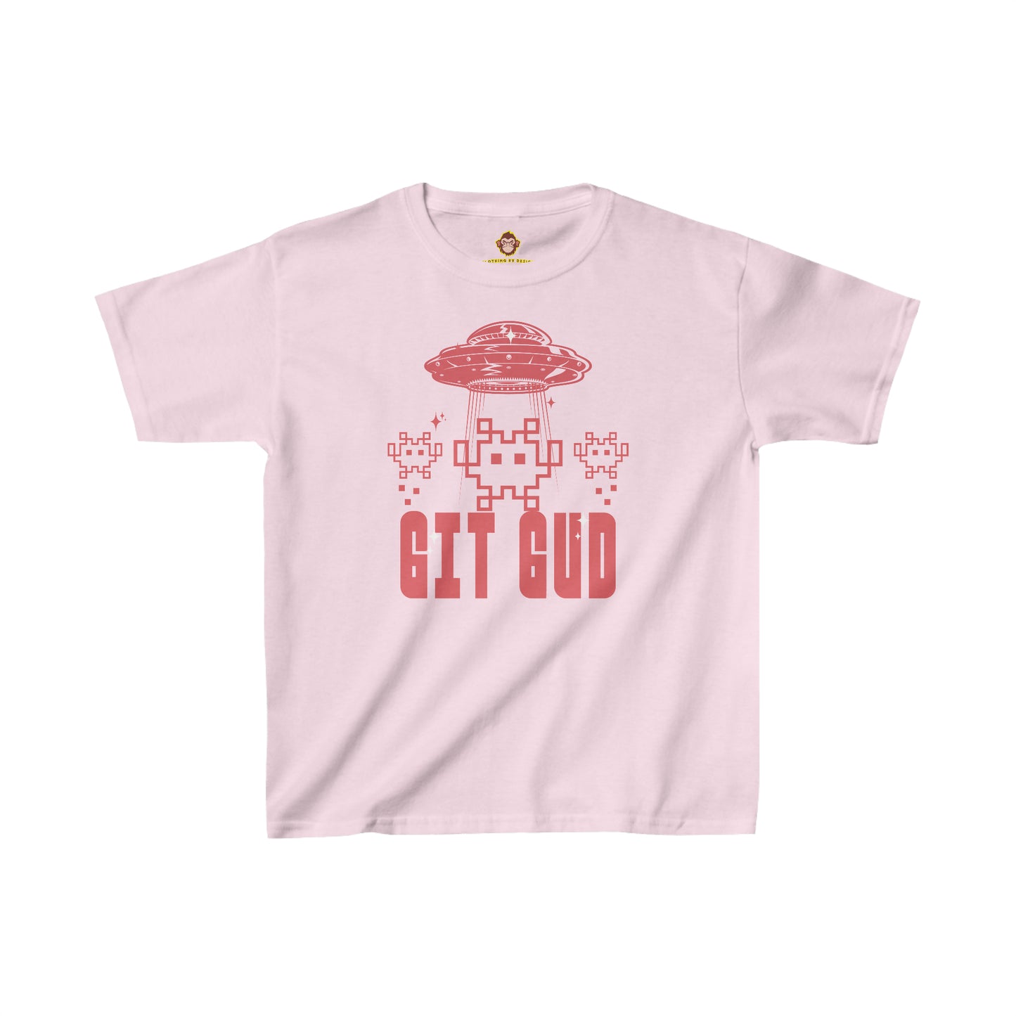 GIT GUD Retro Invaders for kids (Gildan · 5000B) Heavy Cotton™ Tee