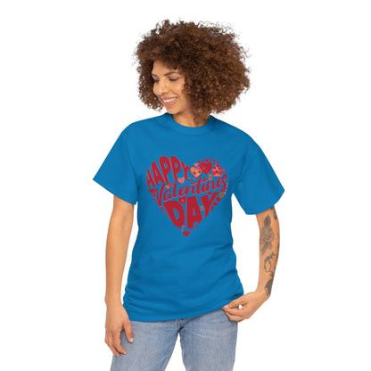 Happy Valentin's Day (Gildan · 5000) Unisex Heavy Cotton Tee