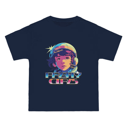 Animated Pretty Girls in Space Adults Beefy-T® Short-Sleeve T-Shirt