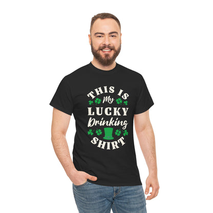 This is my lucky drinking shirt (Gildan · 5000) Unisex Heavy Cotton Tee